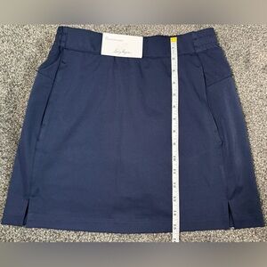 Lady Hagen‎ Women's 16” Perforated Golf Skort Size XS Navy Blue C-19